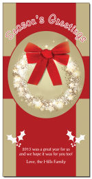 Christmas Large Red Bow Cards  4